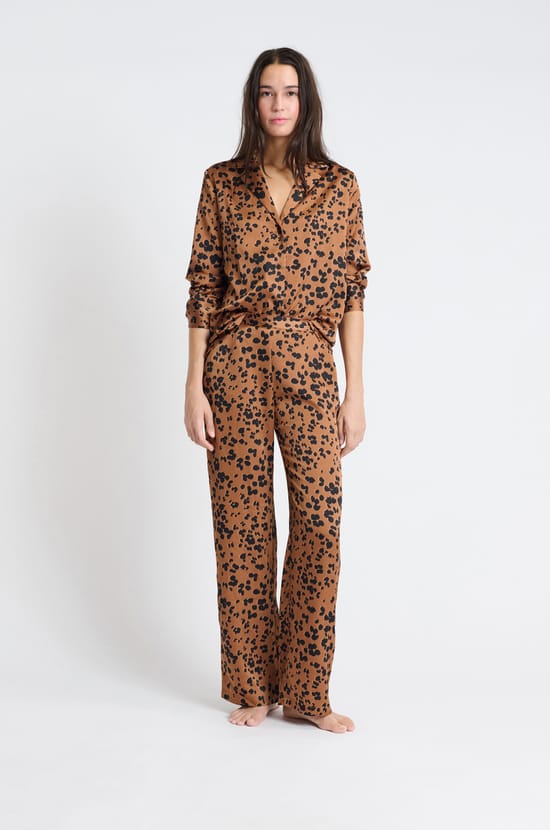 Pantalon de pyjama à imprimés;${refinementColor}