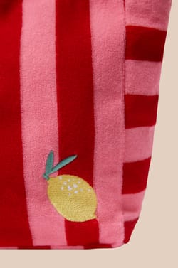 Pochette en &eacute;ponge &agrave; rayures;${refinementColor}