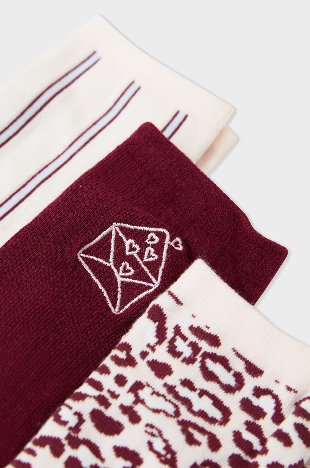 Chaussettes à motifs avec coton;${refinementColor}