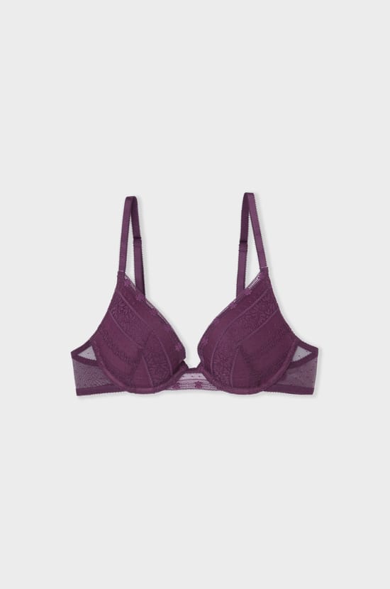 BH N.2 - Der Push-up-BH mit tiefem Dekollet&eacute; aus Spitze;${refinementColor}
