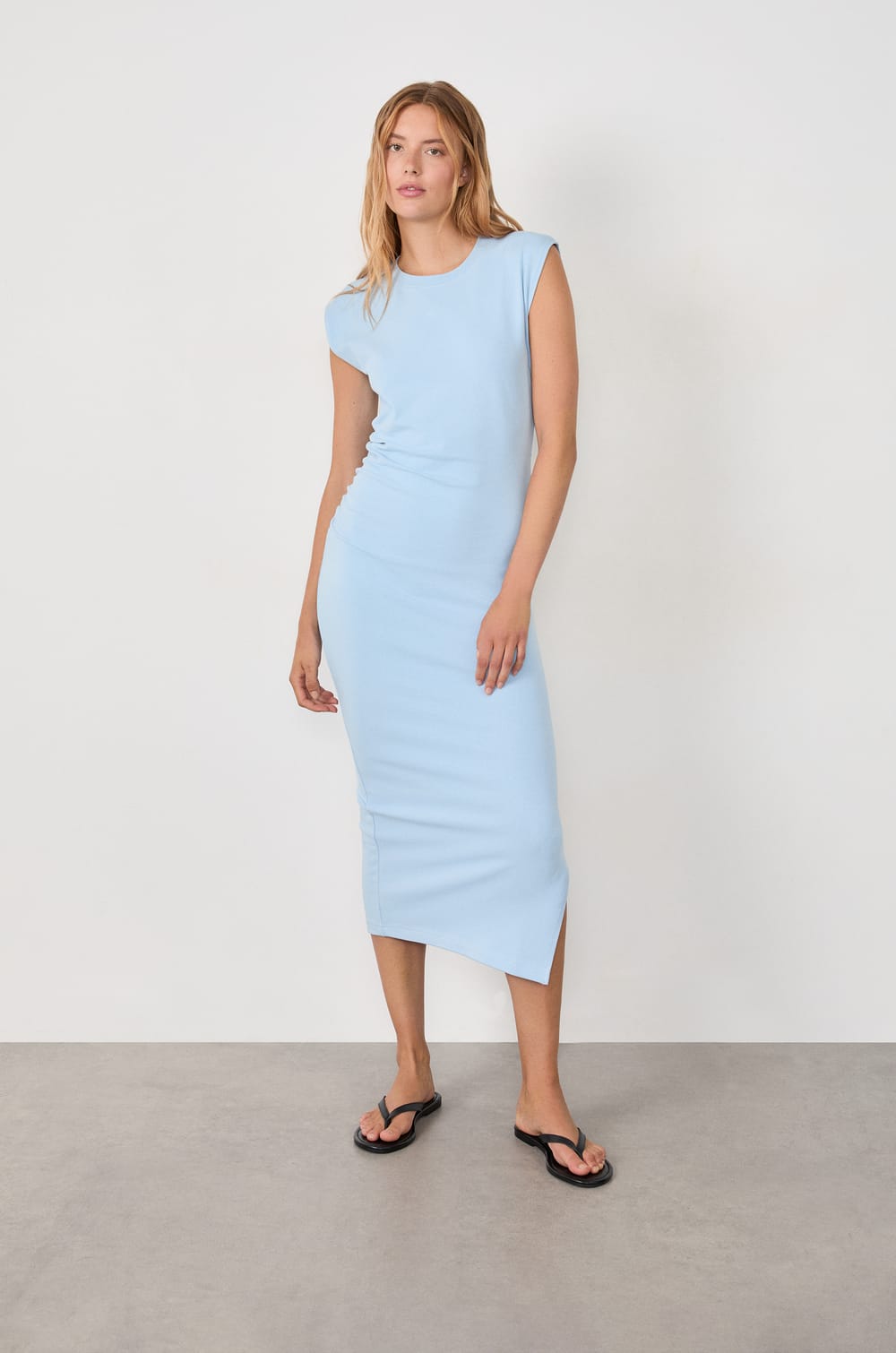 Robe longue en coton;${refinementColor}