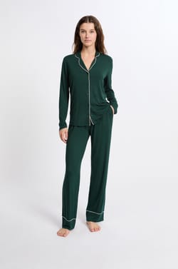 2-Piece Long-Sleeved Pajamas;${refinementColor}