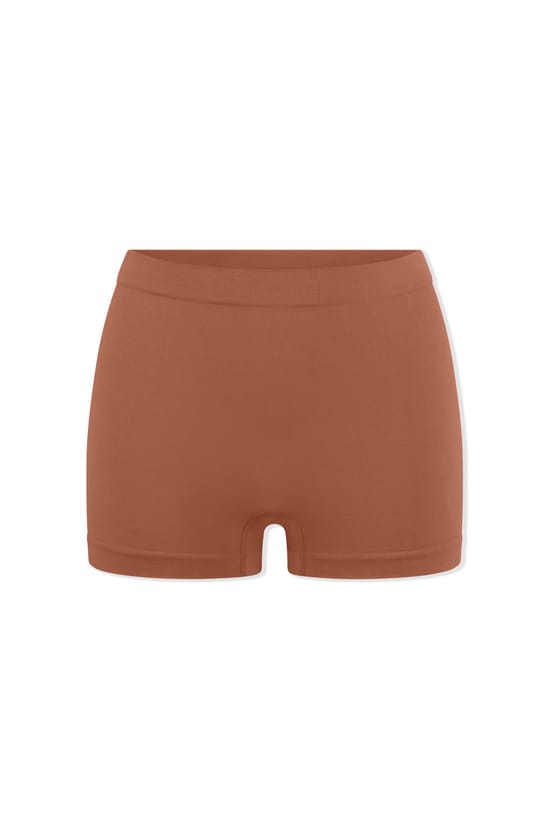 Short boyleg sans coutures en coton biologique;${refinementColor}
