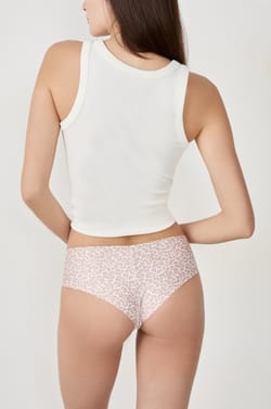 Panty tipo hipster de microfibra sin costuras estampado;${refinementColor}