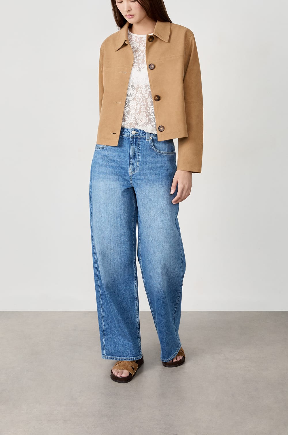 Wide Cut Jeans;${refinementColor}