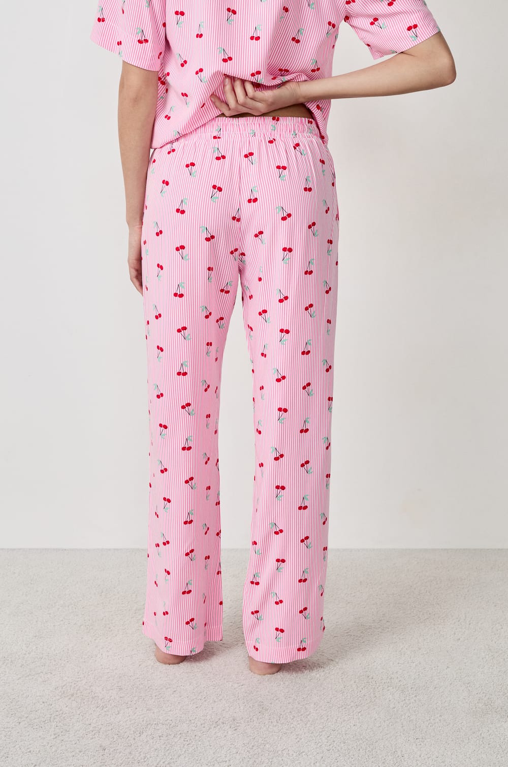 Pyjama-Hose mit Print;${refinementColor}