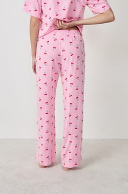 Pyjama-Hose mit Print;${refinementColor}