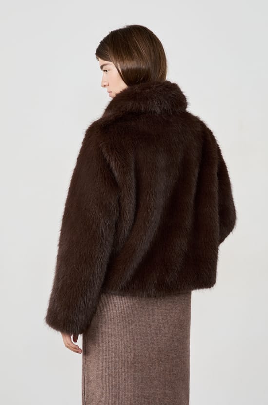 Manteau en fausse fourrure;${refinementColor}