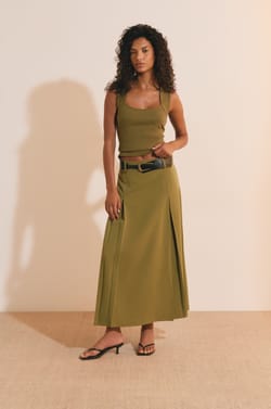 Top &agrave; col carr&eacute; en coton;${refinementColor}