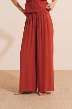 Pantalon de pyjama avec cordon;${refinementColor}