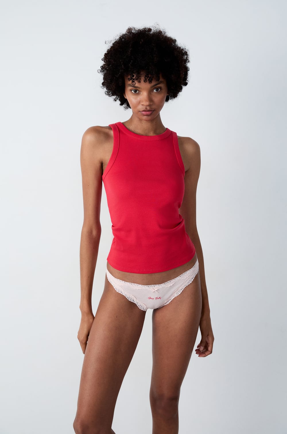 Culotte br&eacute;silien coton d&eacute;tails dentelle;${refinementColor}