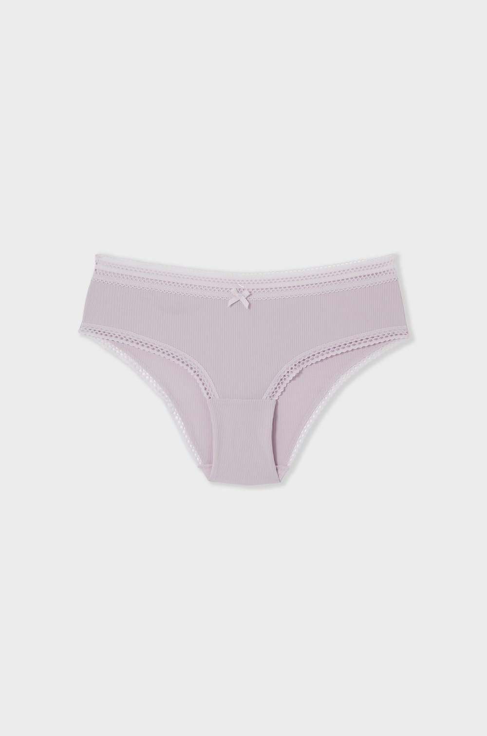 Microfibre Boyshort with Lace Details;${refinementColor}
