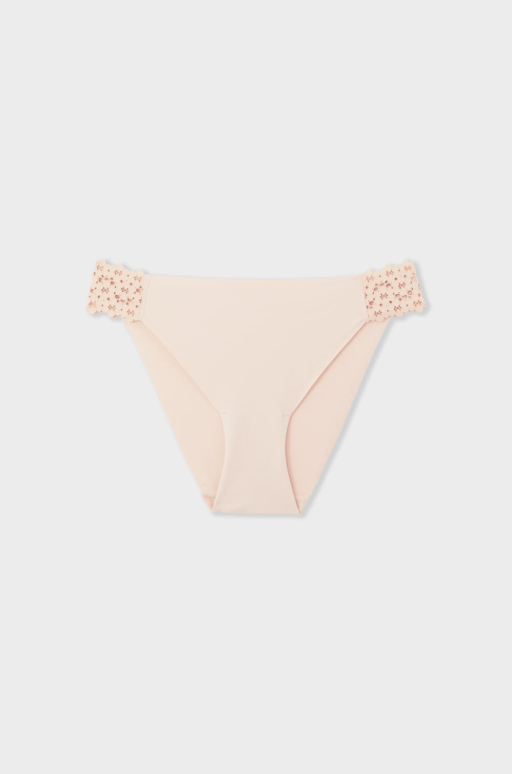 Microfibre and Lace Brief;${refinementColor}