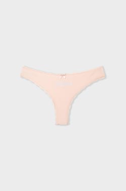 Tanga en coton brod&eacute;;${refinementColor}