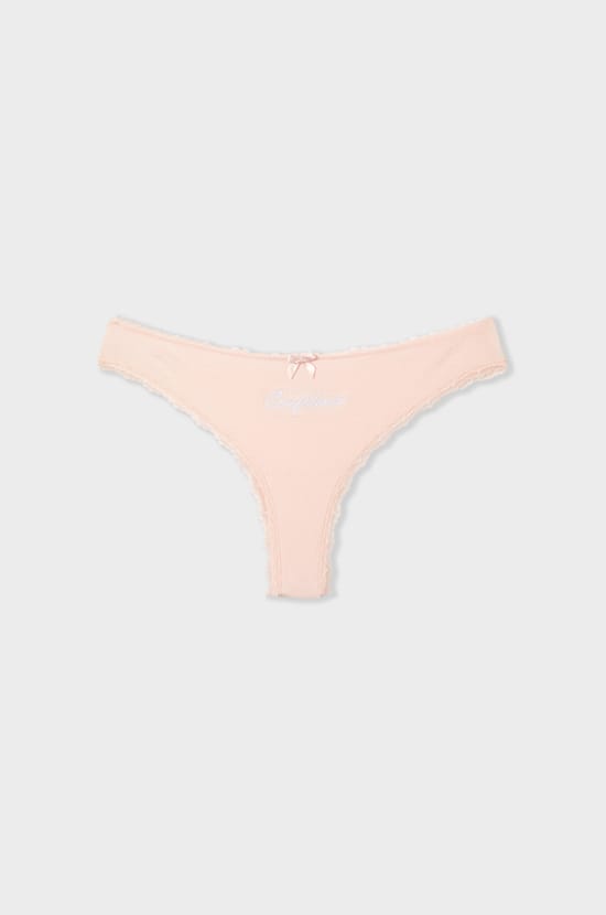 Tanga en coton brod&eacute;;${refinementColor}