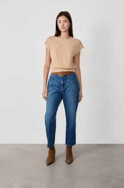 Pull manches courtes;${refinementColor}