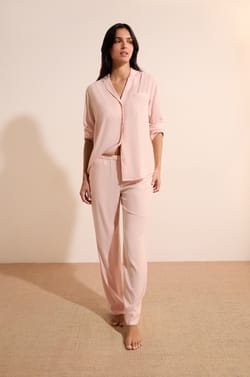 Pantalon de pyjama taille &eacute;lastique;${refinementColor}