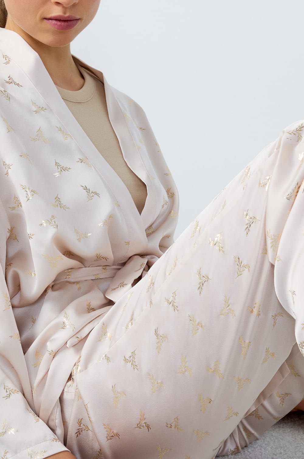 Satin Pyjama Trouser;${refinementColor}
