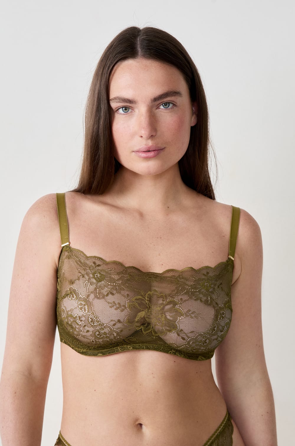 Strapless Lace Bra with Removable Straps;${refinementColor}