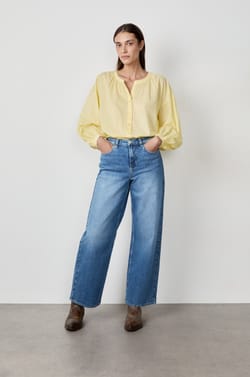 Chemise manches longues en coton;${refinementColor}