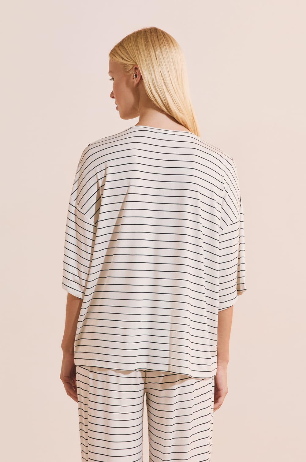 T-shirt de pyjama manches courtes;${refinementColor}