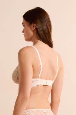 Bra N.8 - The Wireless Triangle in Lace;${refinementColor}
