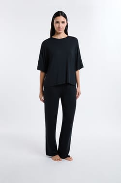T-shirt de pyjama en modal;${refinementColor}