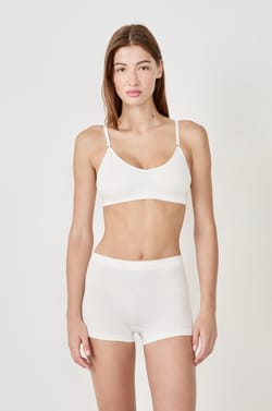 Soutien-gorge brassière sans coutures en coton biologique;${refinementColor}