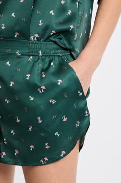 Pyjama 2 pièces à motifs effet satin;${refinementColor}
