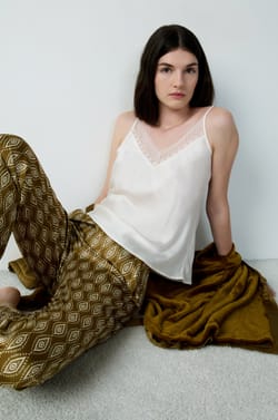 3-teiliges Pyjama-Set mit Samt-Jacke;${refinementColor}