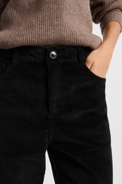 Pantalon en coton effet velours;${refinementColor}