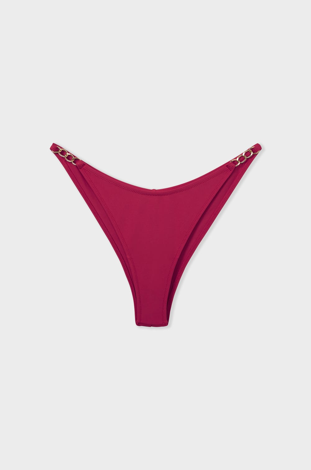 Brazilian High Leg Bikini Bottom;${refinementColor}