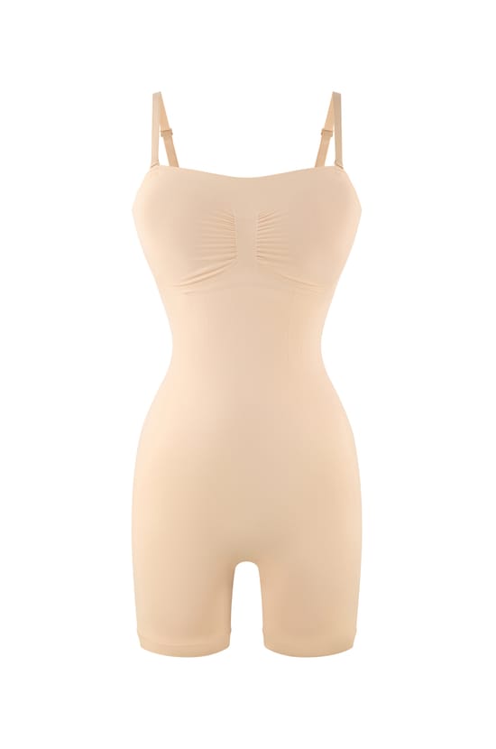Shaping Jumpsuit With Removable Pads;${refinementColor}