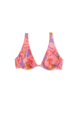 Haut de maillot de bain corbeille fleuri;${refinementColor}