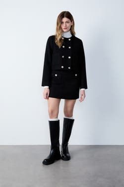 Buttoned Jacket;${refinementColor}
