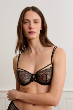 Bra N.9 - Balconnet de encaje con tirantes dobles;${refinementColor}