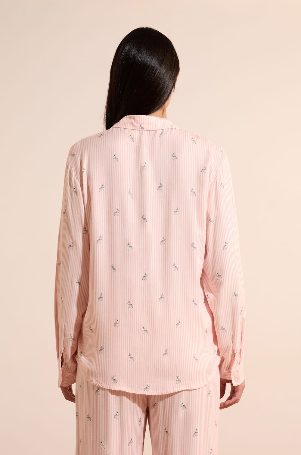 Chemise de pyjama &agrave; motifs;${refinementColor}