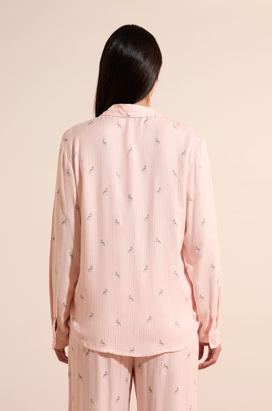 Chemise de pyjama &agrave; motifs;${refinementColor}