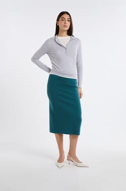 Long-sleeved polo 100% wool;${refinementColor}