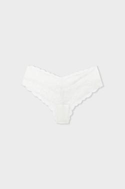V-shape Lace Hipster;${refinementColor}
