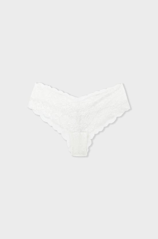 V-shape Lace Hipster;${refinementColor}