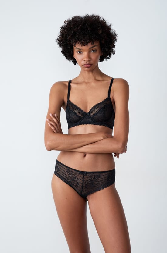 Shorty en dentelle;${refinementColor}