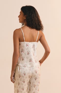 Caraco &agrave; motifs fleuris;${refinementColor}