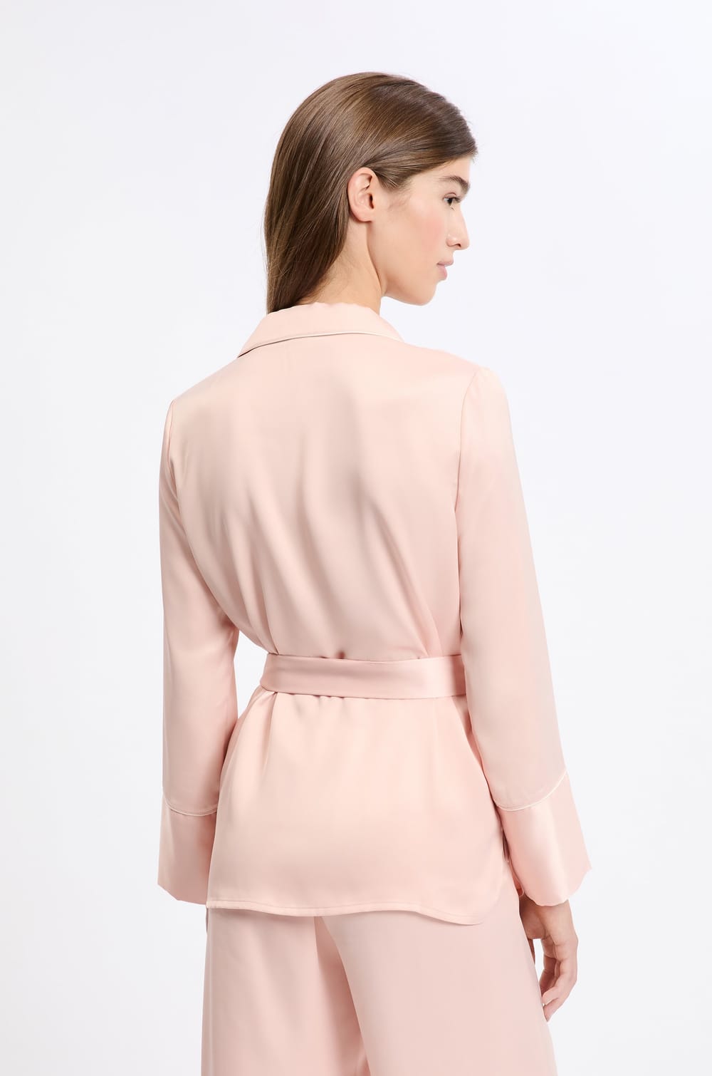 Chemise de nuit satinée;${refinementColor}