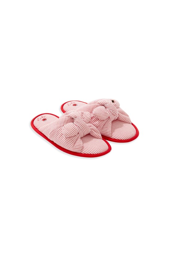 Chaussons tongs avec coton;${refinementColor}