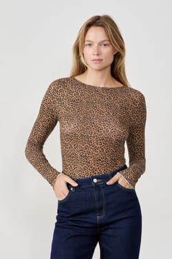 Thermal boat neck t-shirt with cashmere;${refinementColor}