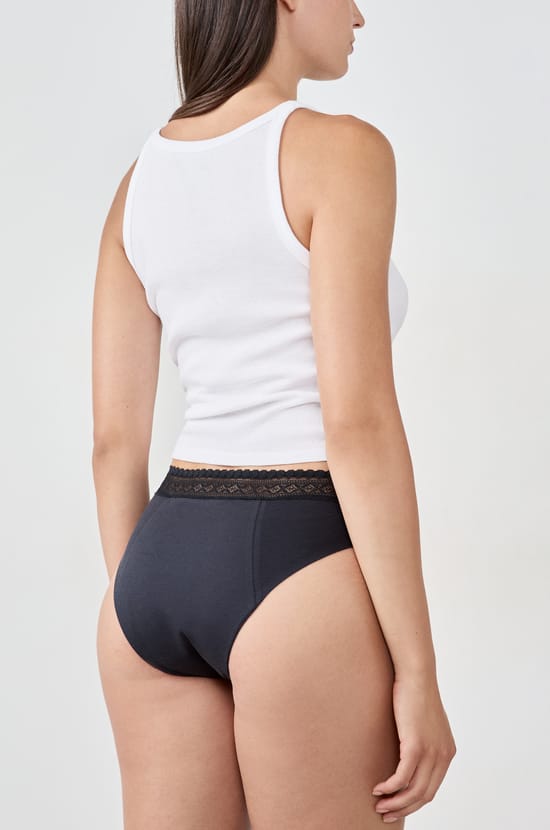 Culotte menstruelle en coton - Flux abondant;${refinementColor}