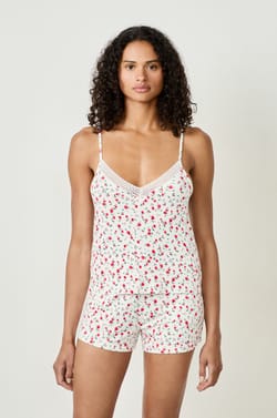 Floral Print Camisole;${refinementColor}