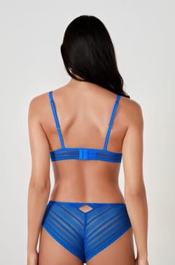 Lace Triangle Bra;${refinementColor}