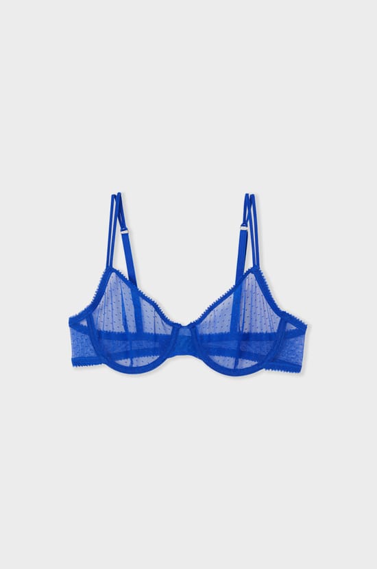 Classic Tulle Bra;${refinementColor}